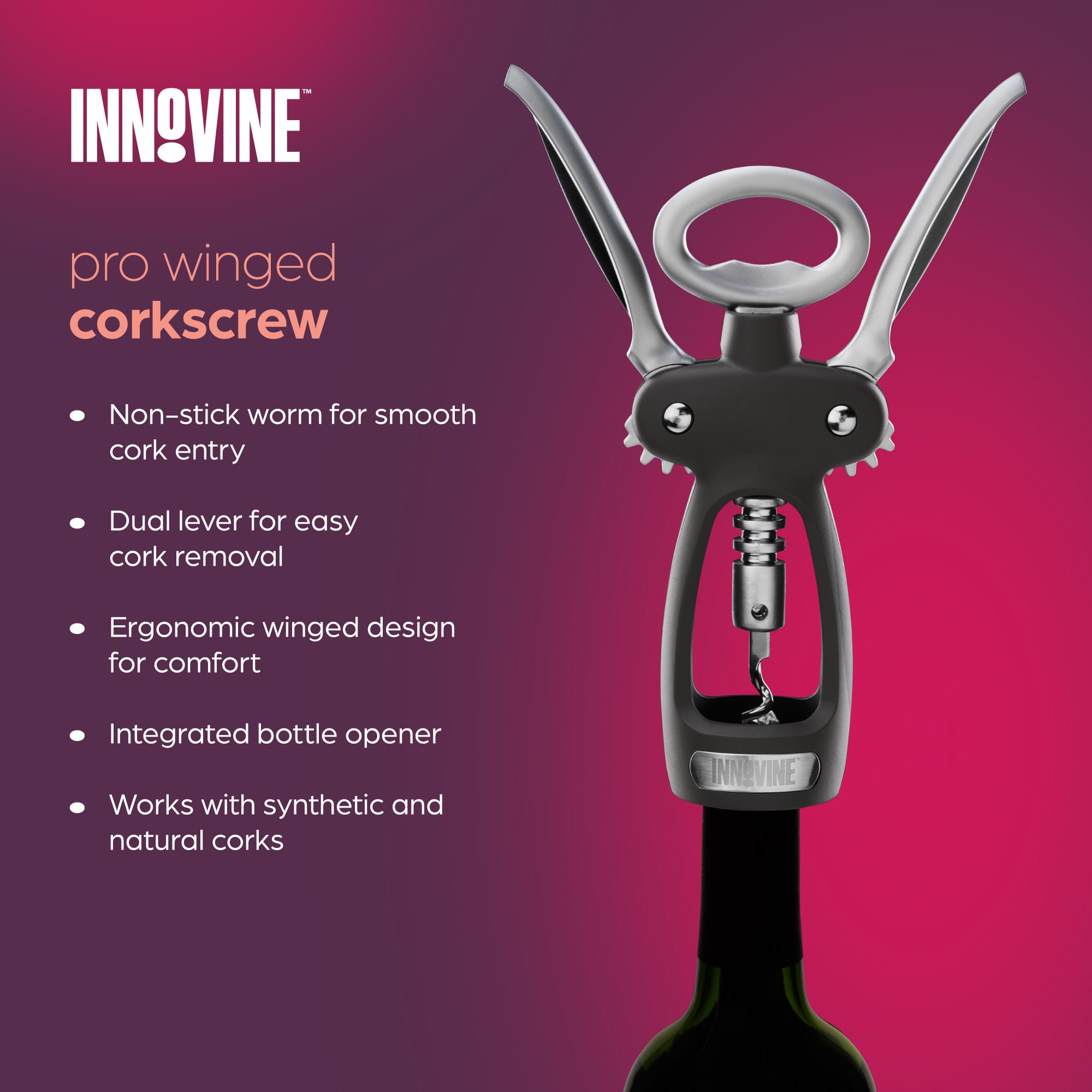 Pro Winged Corkscrew 3-Piece Gift Set