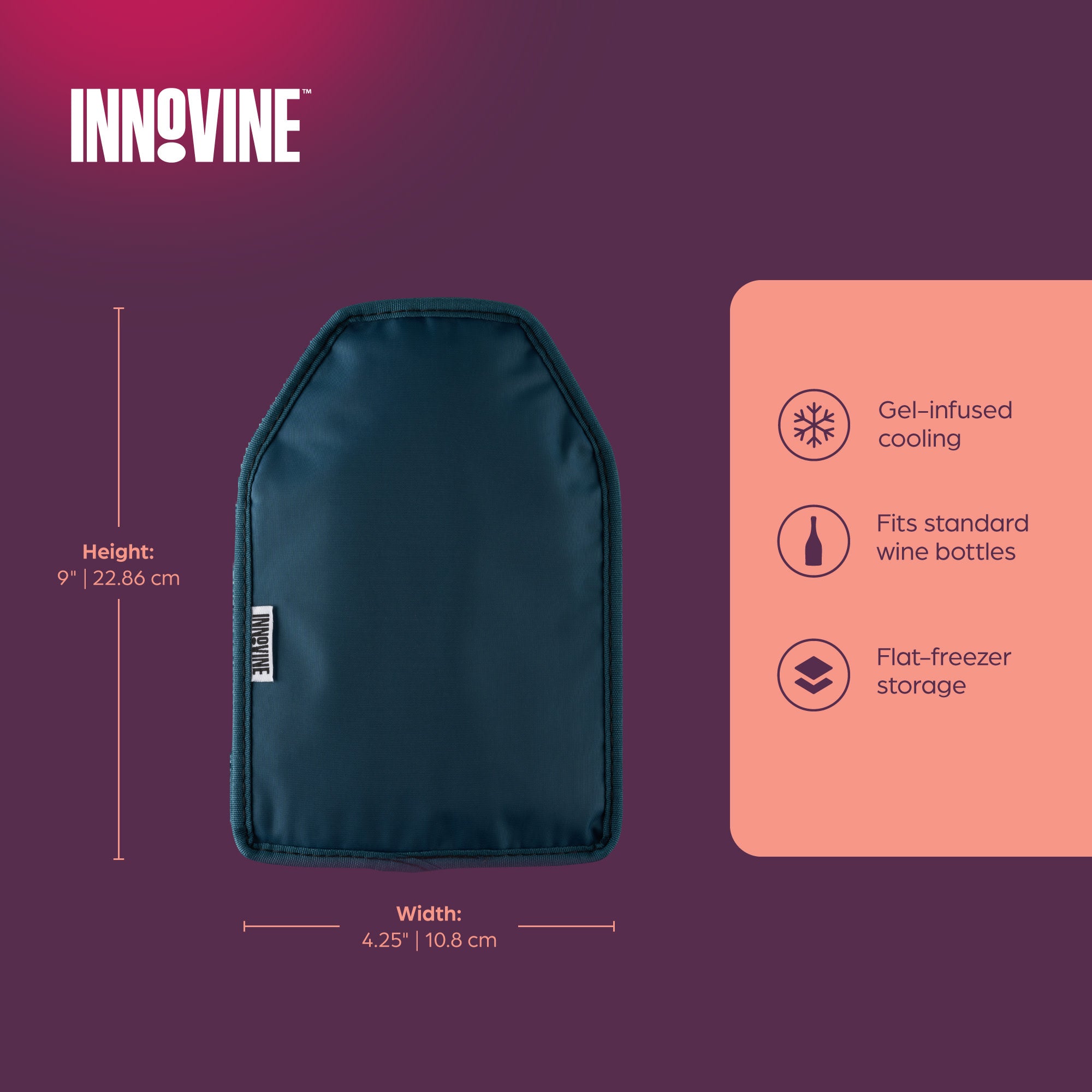 Freeze Gel Bottle Sleeve in Deep Teal