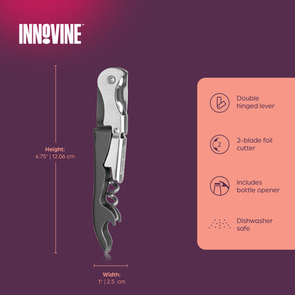 Double Hinged Corkscrew in Graphite