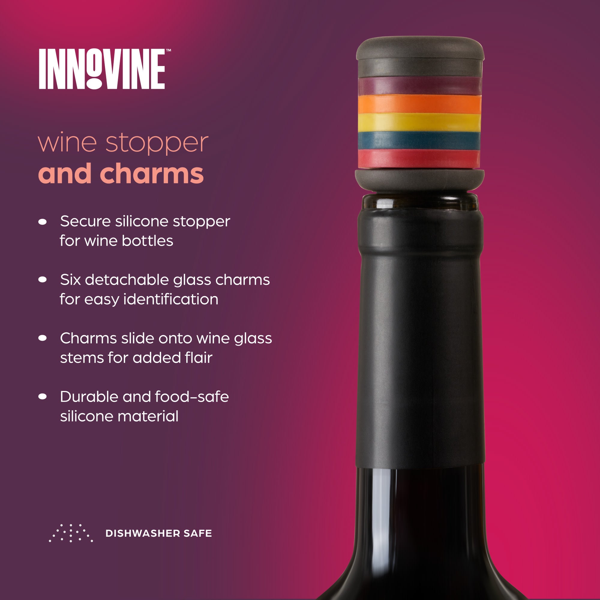 Wine Stopper and Charms