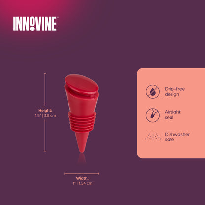 Silicone Bottle Stoppers, Set of 4